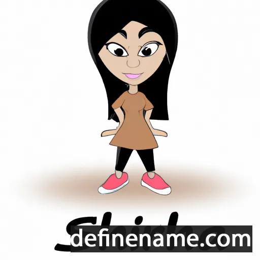 cartoon of the name Shrina