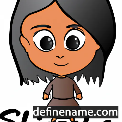 cartoon of the name Shrisha