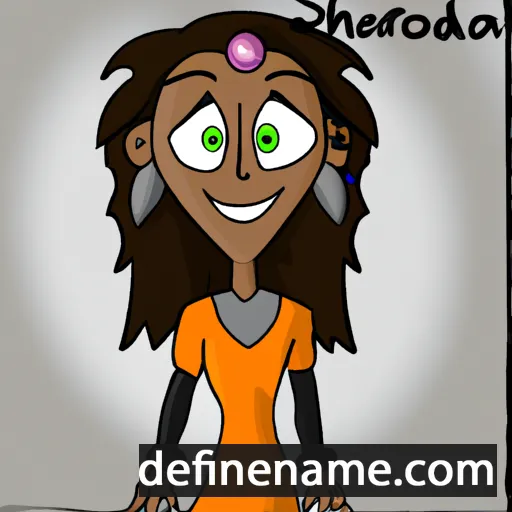 cartoon of the name Shronda