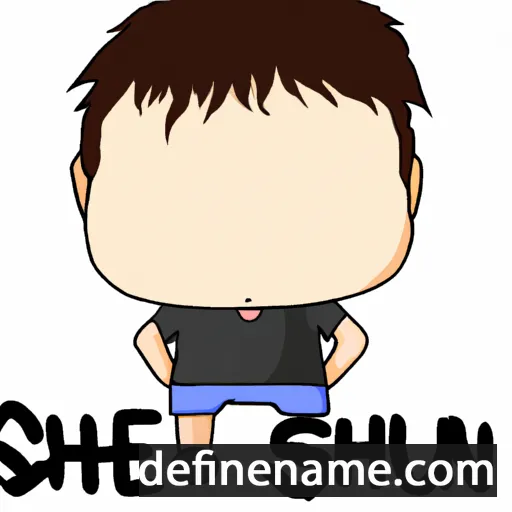 cartoon of the name Shu-chen