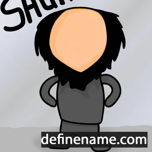 Shuhair cartoon