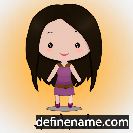 cartoon of the name Shuhua