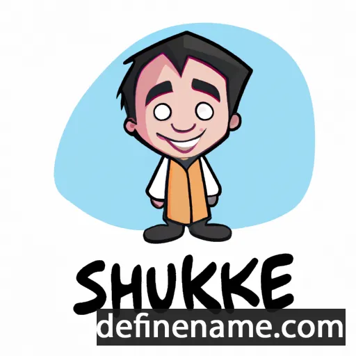 cartoon of the name Shukrie