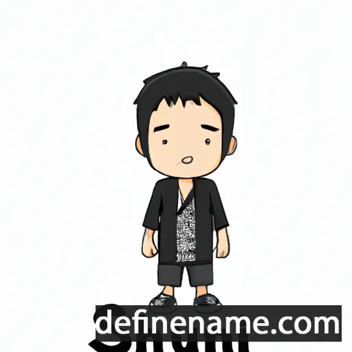 cartoon of the name Shunji