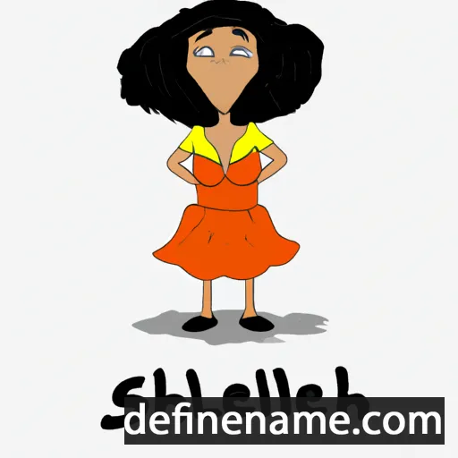 cartoon of the name Shuthelah