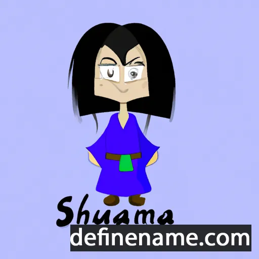 cartoon of the name Shuuma