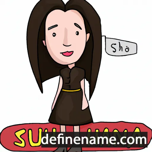 cartoon of the name Shuzhen