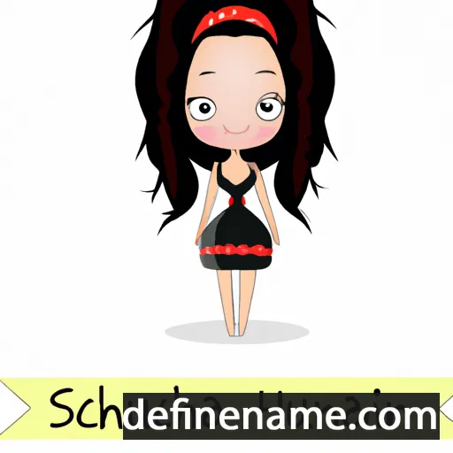 cartoon of the name Shuzianna