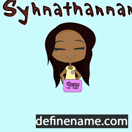 cartoon of the name Shyanna