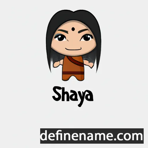 cartoon of the name Shyava