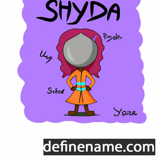 cartoon of the name Shyda