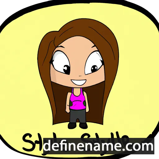 cartoon of the name Shylee