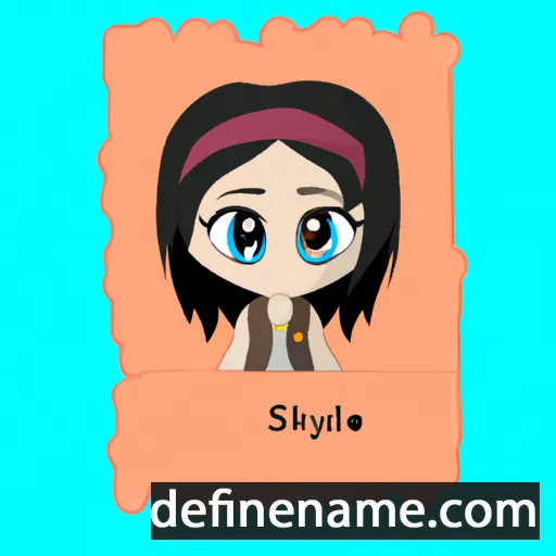 cartoon of the name Shyli