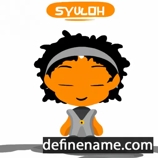 cartoon of the name Shyloh