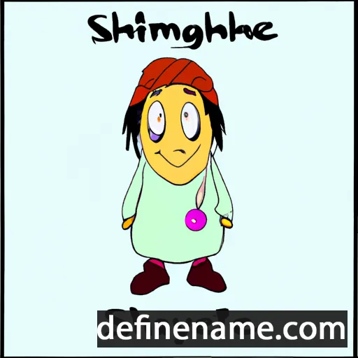 cartoon of the name Shymalche