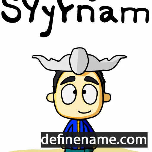 cartoon of the name Shyrailym