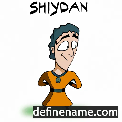 cartoon of the name Shyrdan