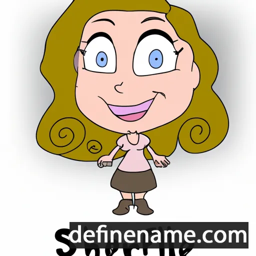 cartoon of the name Shyrel