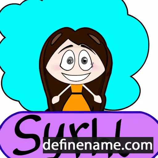 cartoon of the name Shyril