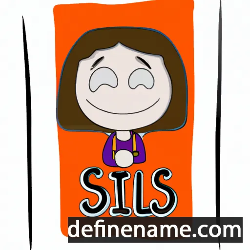 cartoon of the name Sìlis