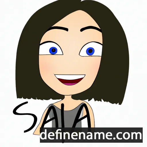 cartoon of the name Sia