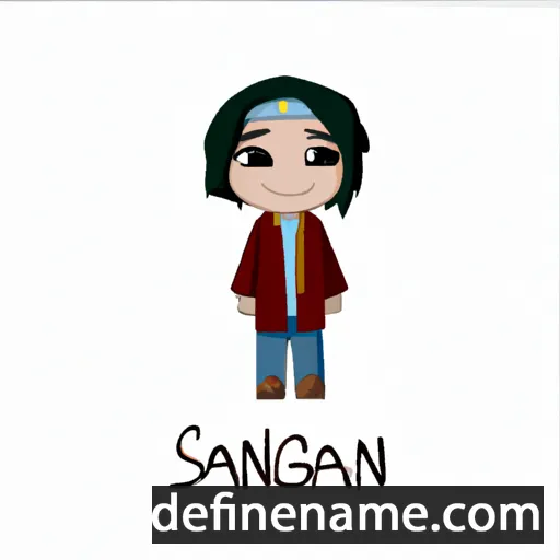 cartoon of the name Siaaneq