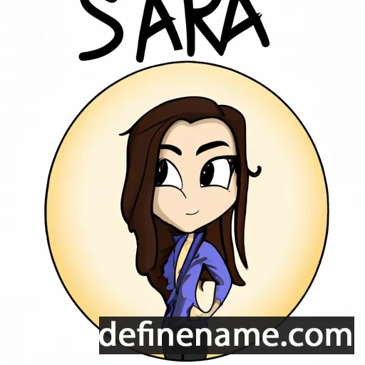 cartoon of the name Siara