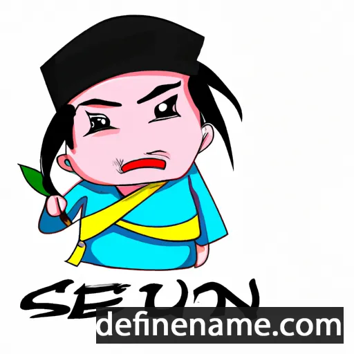 cartoon of the name Siauen