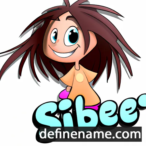 cartoon of the name Sibbie