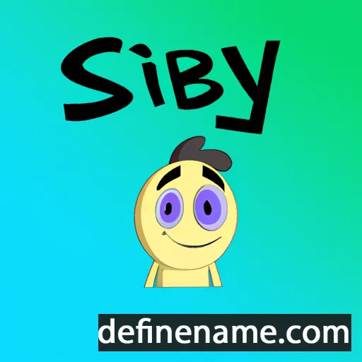 cartoon of the name Sibby