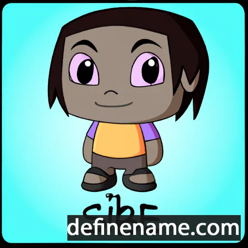 cartoon of the name Sibe