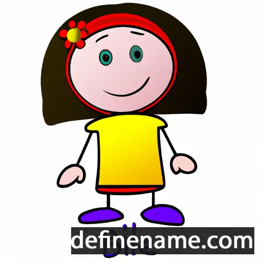 cartoon of the name Sibel