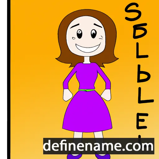 cartoon of the name Sibell