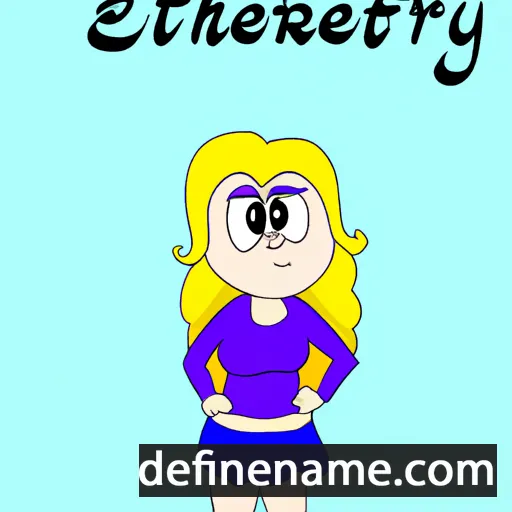 cartoon of the name Siberetty