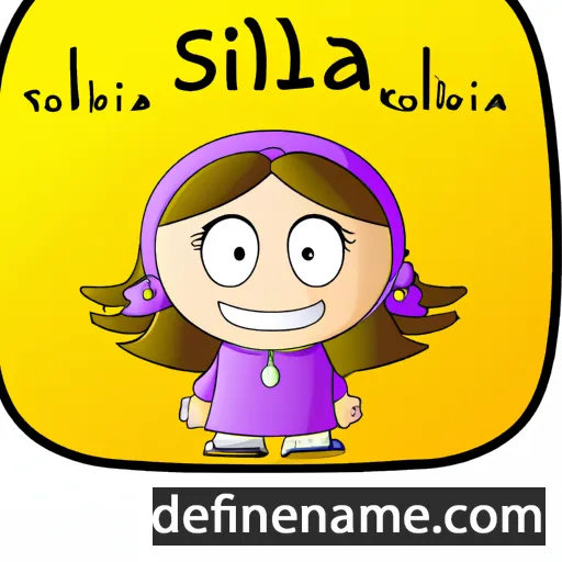 cartoon of the name Sibil·la