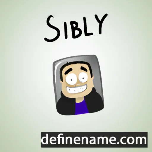 cartoon of the name Sibley