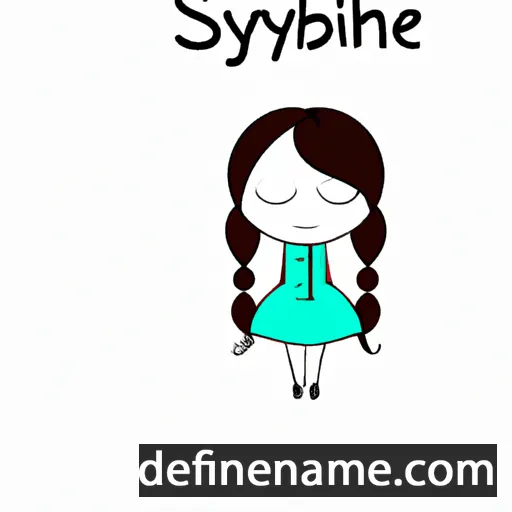 cartoon of the name Sibylline