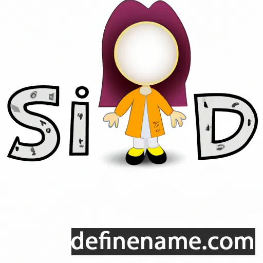 cartoon of the name Sida