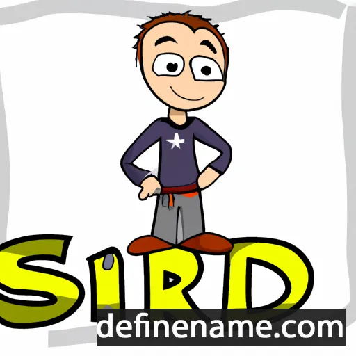 cartoon of the name Sidar