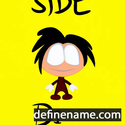 cartoon of the name Sidnie