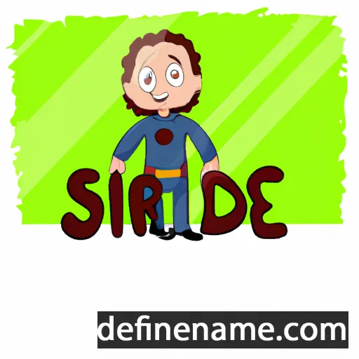 cartoon of the name Sidre