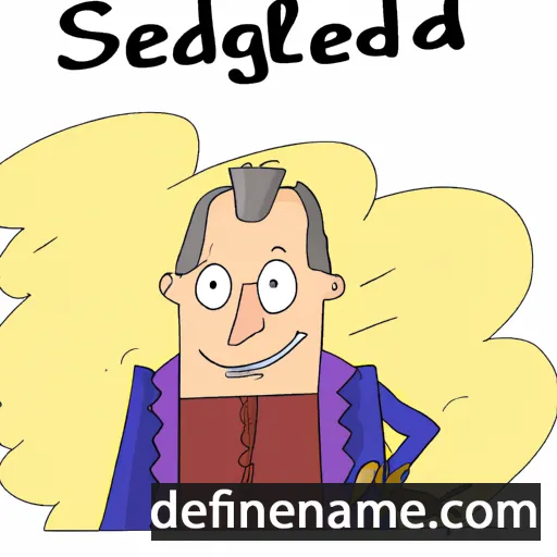 cartoon of the name Siegbald