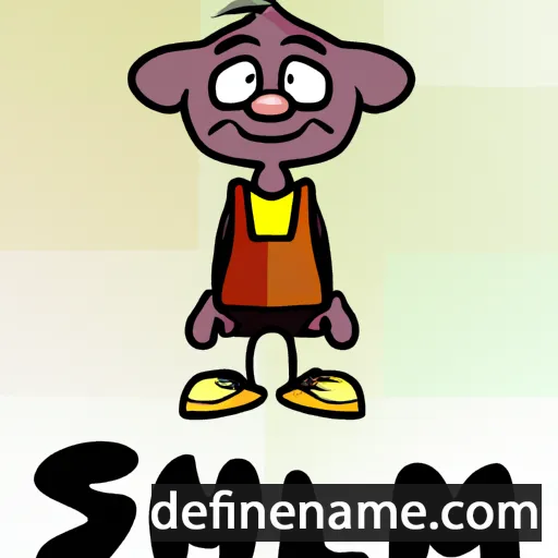 cartoon of the name Siemił