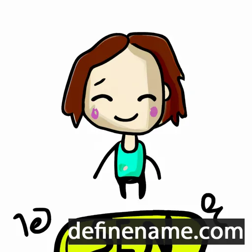 cartoon of the name Sien