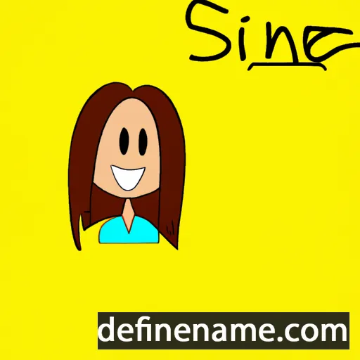 cartoon of the name Sienne