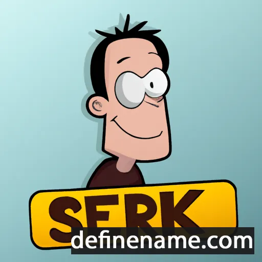 cartoon of the name Sierk