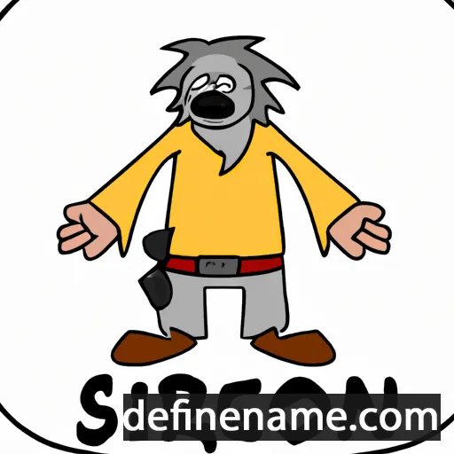 cartoon of the name Sigbjørn