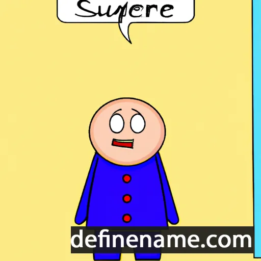 cartoon of the name Sigeric