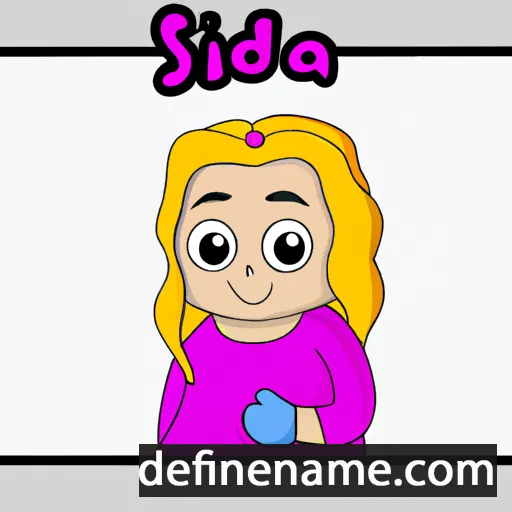 cartoon of the name Sigfrida