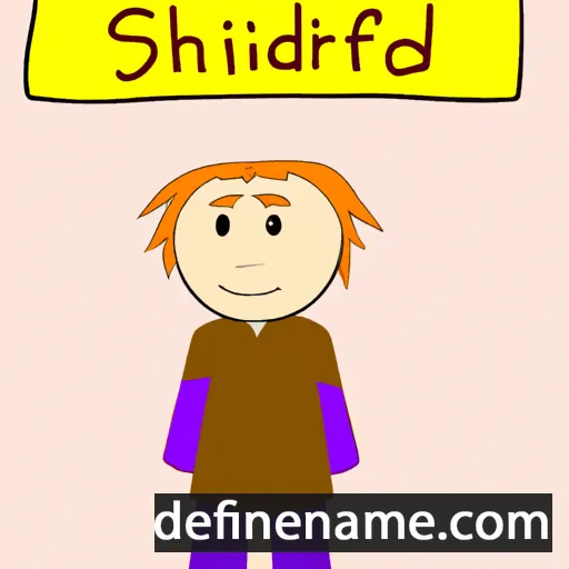 cartoon of the name Sighfridh